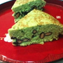 春の抹茶スイーツ【黒豆抹茶おからケーキ】