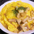 エリンギのバター醤油ソースがけオムライス by 筋肉料理研究家Ryotaさん