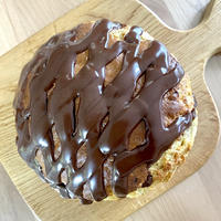 混ぜるだけ簡単チョコバナナケーキ