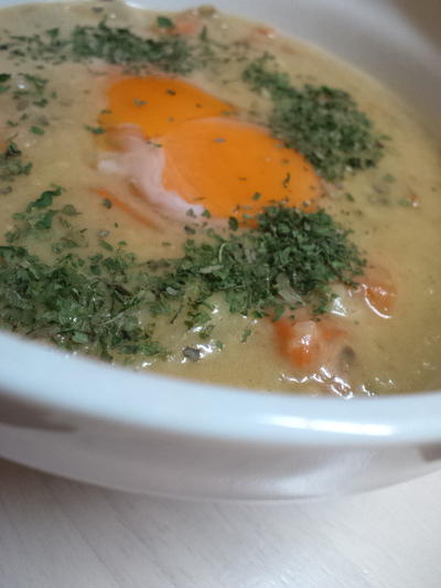 とろ～りクリーミーな豆乳カレーリゾット