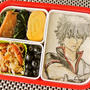 銀魂　坂田銀時お絵かきキャラ弁／おおざっぱ！我流鯖の味噌煮