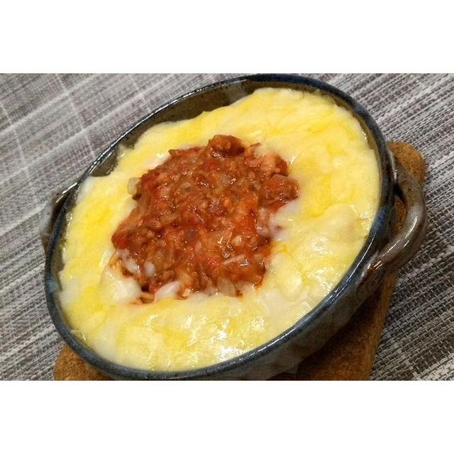 スパゲッティをベースにミートドリアを作りました！ミートドリアパスタ★