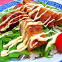 " 照り焼き風鶏の竜田揚げ丼 "