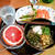 冷やしなめこそば ～ 大根おろし, 大葉, 刻みのり