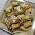 厚揚げの味付けメンマはさみ焼き