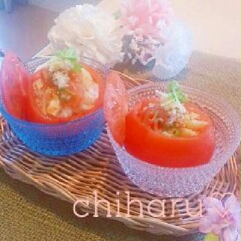 ひんやり♥つるっ♥TOMATOそうめん