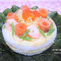 美しく作るコツ『レモンちらし寿司』ケーキ仕立て　ちらし寿司　♪