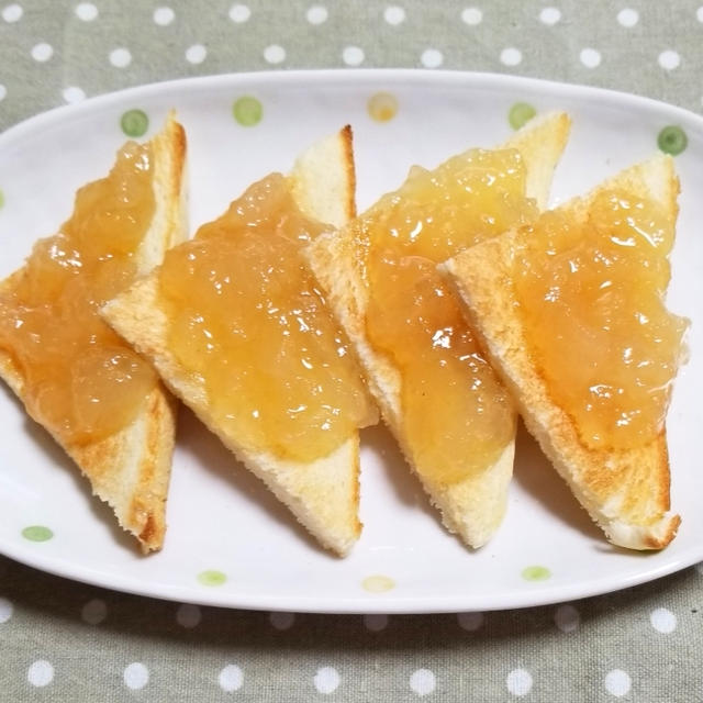 梨のコンフィチュールトースト