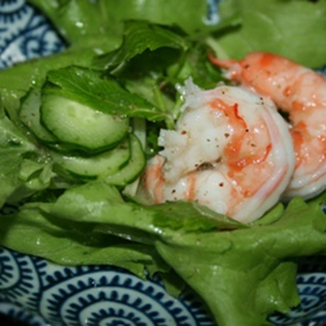 ホワイトセロリと海老のサラダ By Okyoさん レシピブログ 料理ブログのレシピ満載