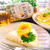 紅茶の時間☆ピーチクリームチーズビスケットケーキ♪