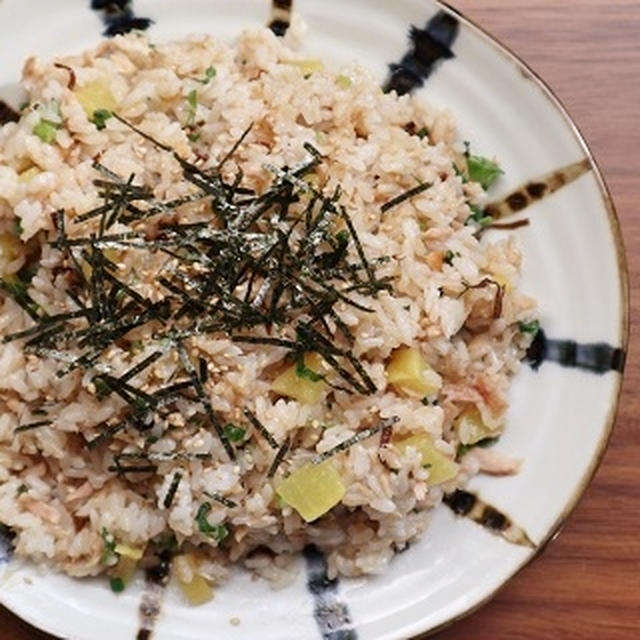 5分で作れて激うま！！「和風シーチキン チャーハン」