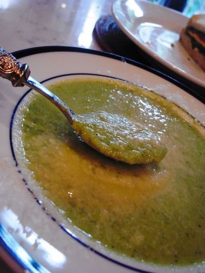 ブロッコリーペペロンチーノスープ