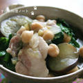 ヒヨコ豆と豚肉のスープ