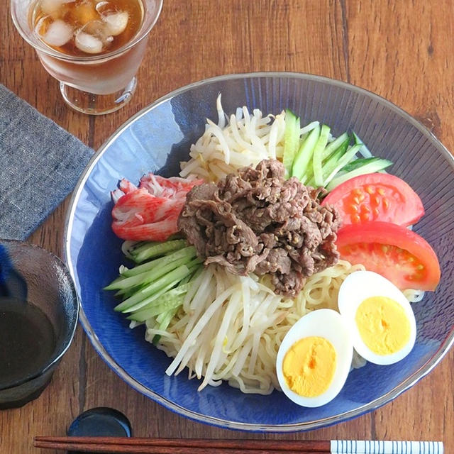 夏ランチに大人気 スタミナたっぷり 焼き肉冷麺 By Kaana57さん レシピブログ 料理ブログのレシピ満載