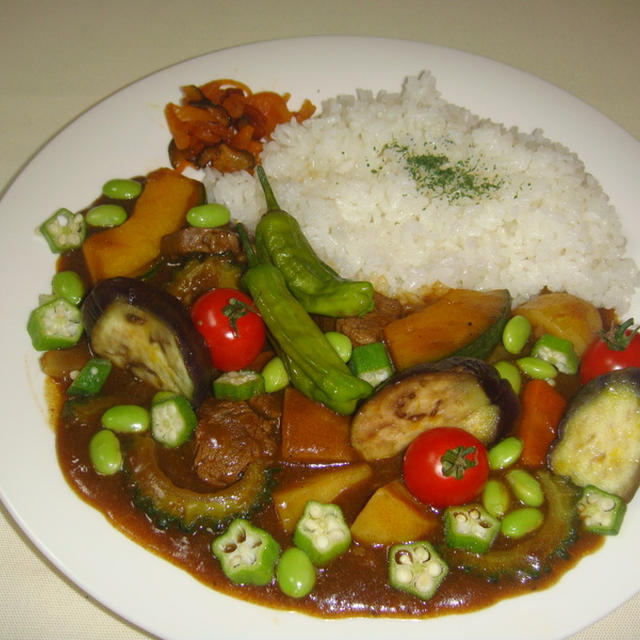 カラフル夏野菜カレー