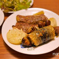 ［レシピ］秋刀魚のガーリックパン粉ロール