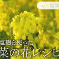 今が旬の“菜の花”×塩麹レシピ５選 by [ 塩麹レシピ ] ひーちゃんmamaさん
