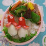 お弁当：玉乗りタコの作り方