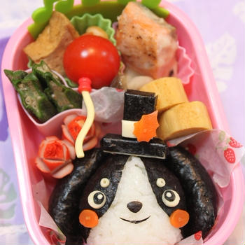 おしゃれワンちゃんのお弁当♪