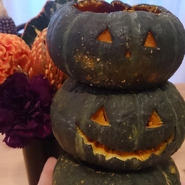 坊っちゃんかぼちゃのくりぬき By なおぉさん レシピブログ 料理ブログのレシピ満載