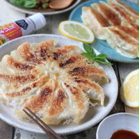 「ライス餃子」ガパオ餃子。