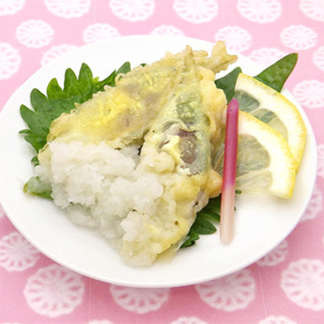 みょうが天ぷら レモンおろし By ショクくんカイちゃんさん レシピブログ 料理ブログのレシピ満載