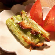 簡単！アスパラのチーズ焼き