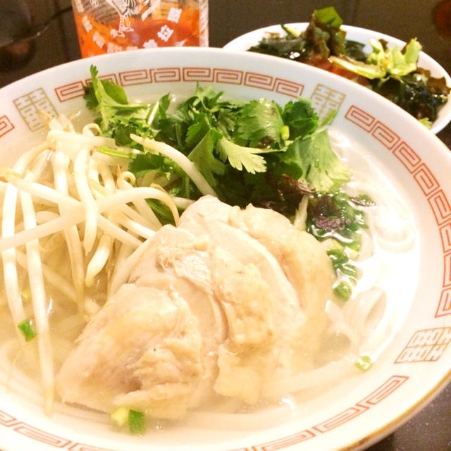 鶏胸肉とスパイスでPho