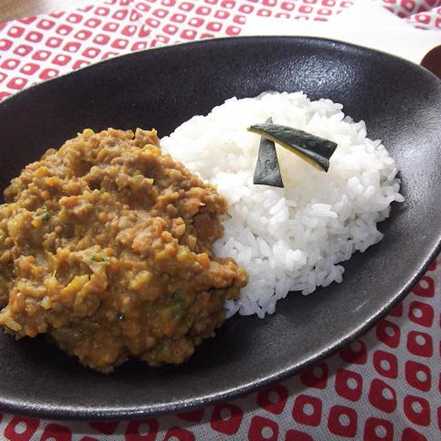 かぼちゃルウ★ノンオイル★和風ゴーヤキーマカレー