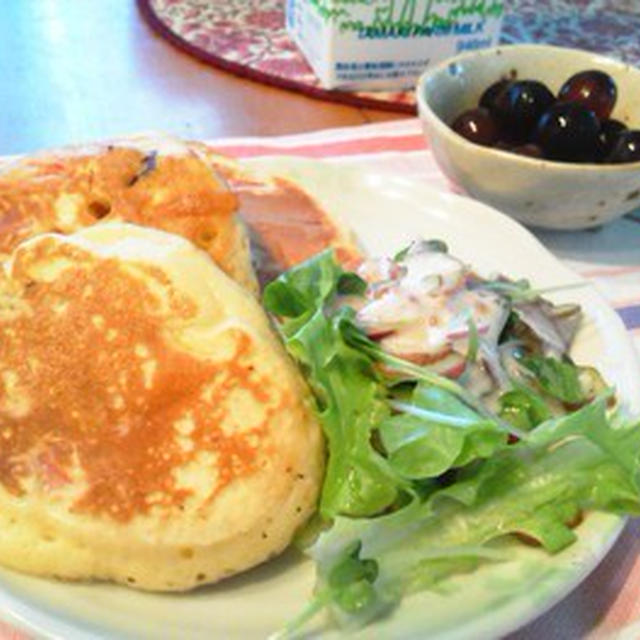 ケークサレもどき朝ごはん♪