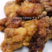 簡単☆おいしい!!キムチ風味の竜田揚げ♪