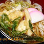 お母さん、１週間まちがえました（汗）＜おかゆ＞＜筍と、こしあぶらの天ぷらうどん＞＜鶏肉の唐揚げ（にんにく醤油）＞他。。。