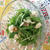 水菜と豆腐とくるみのサラダ