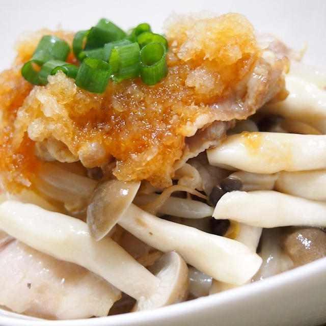 豚肉ときのこのおろしポン酢 By ゆずママさん レシピブログ 料理ブログのレシピ満載