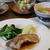 白身魚のムニエル、ぽん酢バター。晩ごはん。