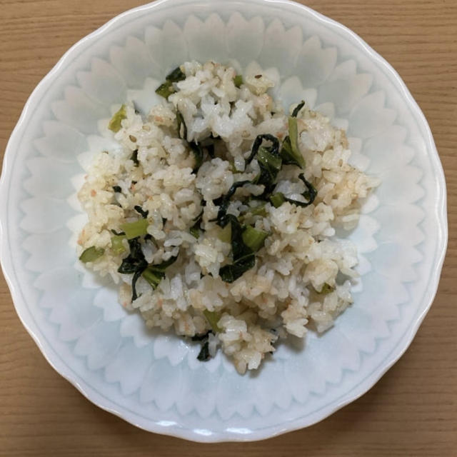 しゃけと小松菜の混ぜご飯