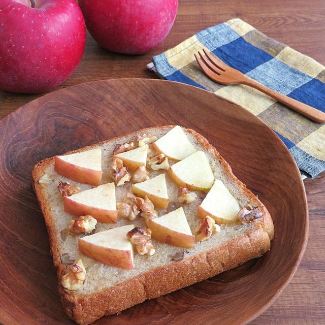 りんごとくるみのハニートースト By Kaana57さん レシピブログ 料理ブログのレシピ満載