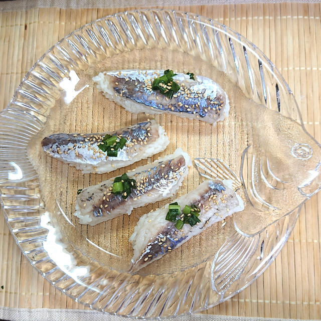 釣った魚で さっぱりすっきり豆あじの押し寿司 By おなかがぺこりんさん レシピブログ 料理ブログのレシピ満載