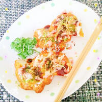 【レシピブログの「焼いておいしい♪練り製品アレンジレシピ」モニター参加中】野菜てんぷらのお好み焼