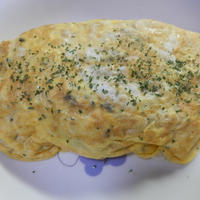 ★食べ応え満天！混ぜ込みわかめ　鮭 ズワイ蟹コーンオムレツ★