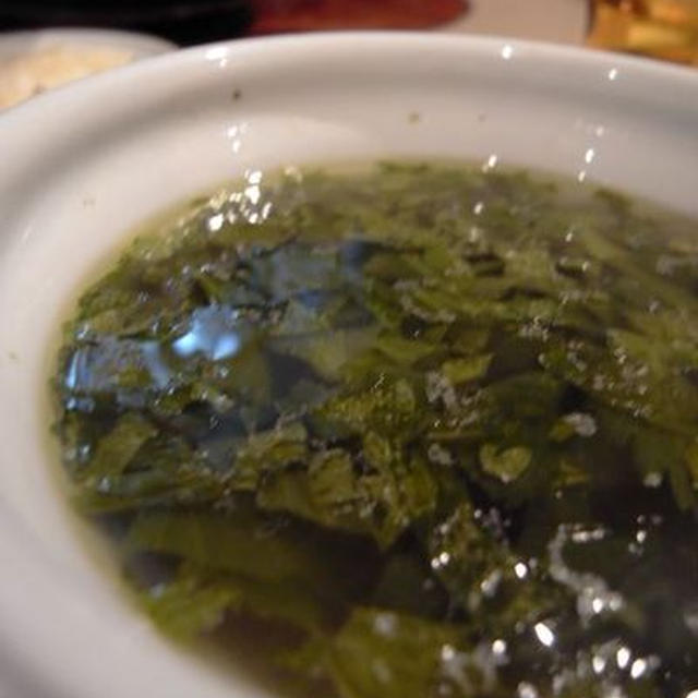 セロリの葉っぱSoup