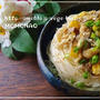 免疫アップ梅風味☆コーンとエリンギたっぷり♪油揚げのじゃこ煮トッピングぶっかけ素麺