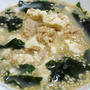 焙煎ごまスープ＜崩し豆腐とツナの炒め添え＞