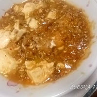 大豆のお肉でヘルシー♡麻婆豆腐