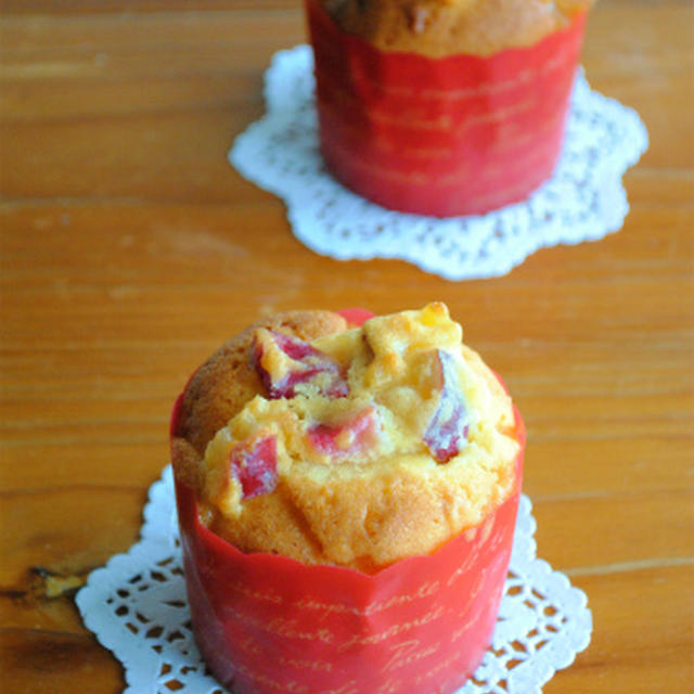 ホットケーキミックスで さつまいもと リンゴの カラメルマフィン By 四万十みやちゃんさん レシピブログ 料理ブログのレシピ満載