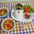 缶詰活用♪スパイシーカレープレート（カレー2種・トマトのナンプラー和え・茄子のキムチ和え・・）