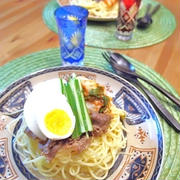 韓国風☆ぶっかけ冷製パスタ