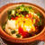 温玉&コチュジャンで枝豆豆腐サラダEdamame Tofu with poached e...