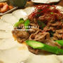 *【recipe】豚肉とアスパラのオイスターソース炒め*