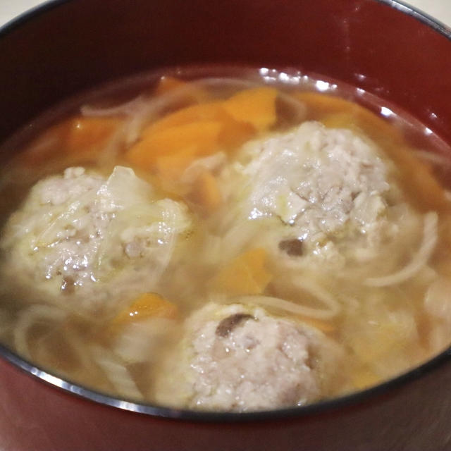 ほっとあたたまる！肉団子の中華風スープの作り方